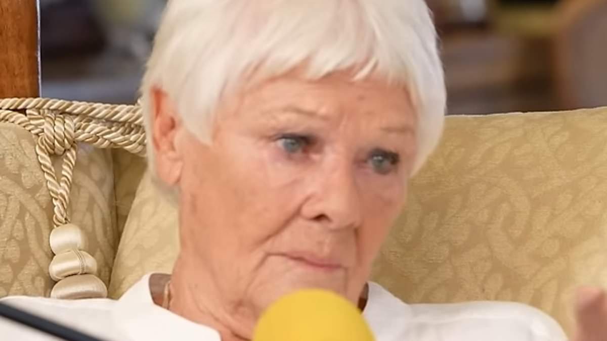 DailyMail's tweet photo. Judi Dench, 90, reveals she can no longer go out alone due to the severity of her sight loss as she shares fears she could 'fall over or walk into something' https://t.co/gxc2Ul1Wo4 https://t.co/7EubdwJCLK