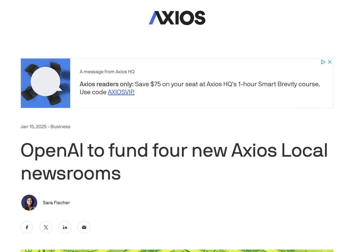 Sam Altman is a far left wing radical who spent untold amounts of money to frame Trump and backed the coups.

He praised Reid Hoffman’s work funding lawfare and the E Joan Carroll show trial against Trump.

As of LAST WEEK, Sam wrote a check to a far left wing media outlet.