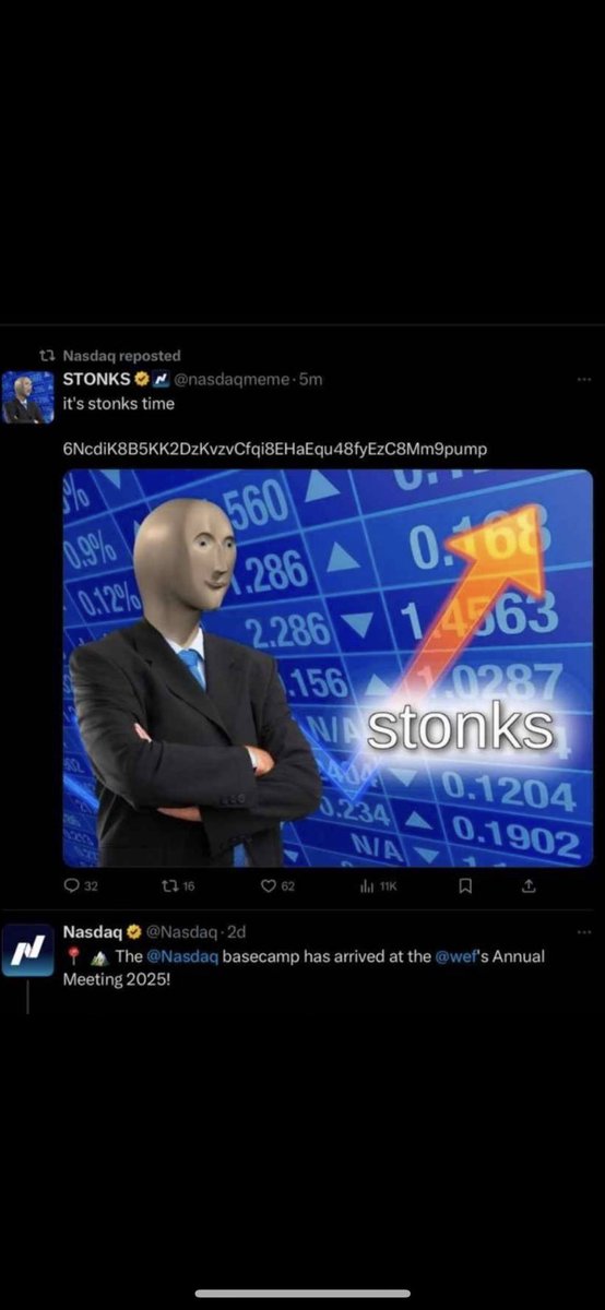 The power of the community cannot be stopped, let's unite

FUCK YOU <a href="/Nasdaq/">Nasdaq</a> 

6NcdiK8B5KK2DzKvzvCfqi8EHaEqu48fyEzC8Mm9pump

$STONKS     CTO: <a href="/Nasdaq_CTO/">Nasdaq CTO</a>