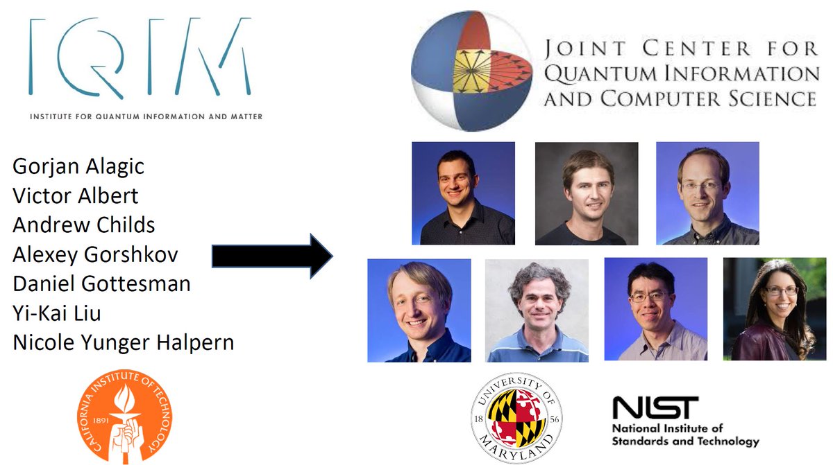 I'm glad to be <a href="/UofMaryland/">Univ. of Maryland</a> to celebrate 10 years of exciting scientific contributions <a href="/JointQuICS/">QuICS</a>. And we're proud that 7 of the QuICS Fellows passed through <a href="/IQIM_Caltech/">IQIM</a> as students and postdocs.