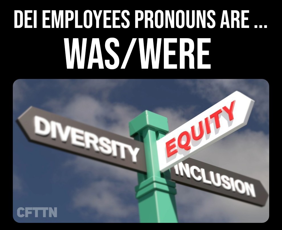 SportsPoliticsX's tweet image. #DEI #DEImustDIE #ByeByeDEI @realDonaldTrump @DonaldJTrumpJr