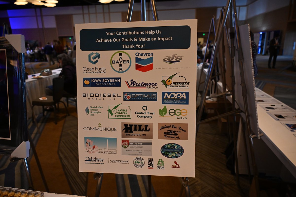 CleanFuelsFnd's tweet photo. The Foundation Directors would like to thank everyone who donated and participated in the annual auction. We closed today at 1PM and raised over $22K. Thank you for your support and commitment to the Clean Fuels Alliance Foundation. #CleanFuels25 https://t.co/A8mmoU40jQ