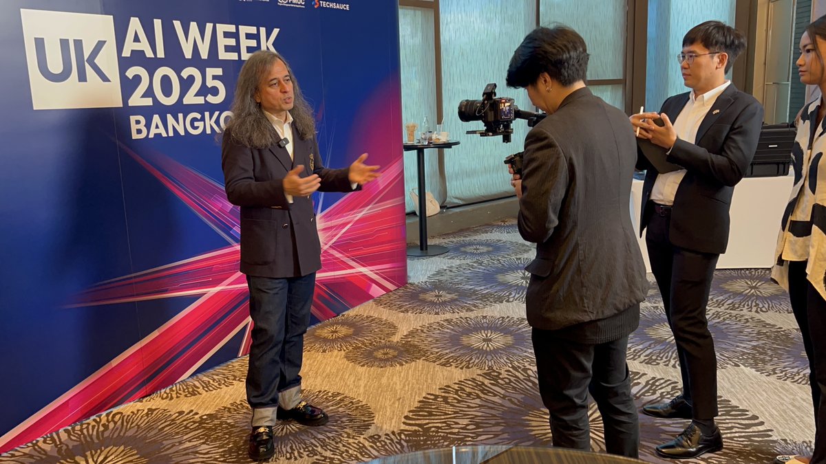 GorillaTechGrp's tweet photo. 🌐✨ UK-Thailand AI Week 2025 ✨🌐

We're thrilled to have been part of UK-Thailand AI Week 2025, an inspiring event that brought together AI leaders, policymakers, and organizations in Thailand and beyond to explore how AI can revolutionize industries and drive sustainable growth 💡.

Our CEO & Chairman, Jay Chandan, proudly joined a thought-provoking panel 🎤 on "Commercializing AI Internationally - Sharing Experiences and Best Practices." This engaging discussion covered the value of international cooperation in AI and gave actionable advice to companies wanting to enter the UK and Thailand 🌎.

Beyond the panel, Jay had the opportunity to engage with industry leaders, innovators, and key stakeholders driving the future of AI in Thailand. These meaningful conversations are paving the way for an exciting future and advancements in AI innovation.

#GorillaTechnology #GRRR $GRRR #UKThailandAIWeek2025 #AIInnovation #GlobalCollaboration #Leadership #Sustainability #FutureOfAI