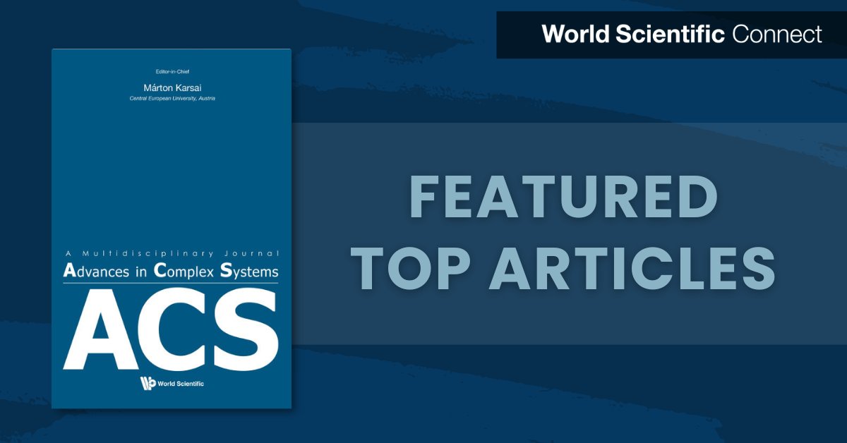We wrap up 2024 with our Top Articles of the Year! Check them out now 👉 worldscientific.com/page/acs/topar…  

ACS Editor-in-Chief: <a href="/MartonKarsai/">Marton Karsai</a>