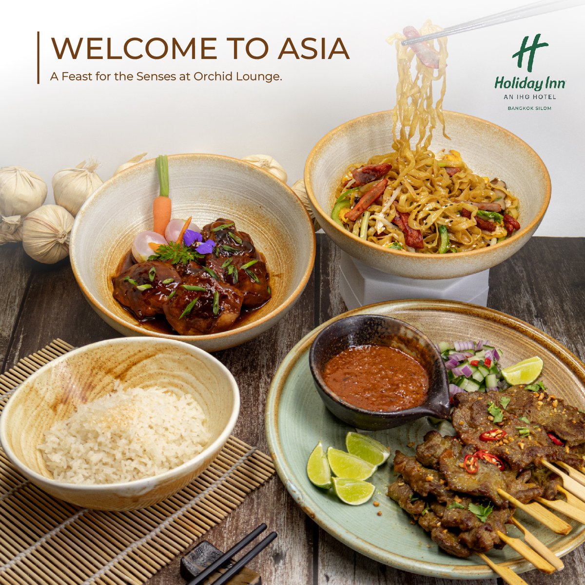 𝗔 𝗧𝗮𝘀𝘁𝗲 𝗼𝗳 𝗔𝘀𝗶𝗮 𝗔𝘄𝗮𝗶𝘁𝘀 🌏
Embark on a culinary journey at 𝗢𝗿𝗰𝗵𝗶𝗱 𝗟𝗼𝘂𝗻𝗴𝗲, where each dish is a masterpiece.

Learn more: bit.ly/JanuaryDelights

#holidayinnbangkoksilom #AnIHGHotel #ExperienceIHG #BringOnTheRewards #IHGOneRewards #orchidlounge