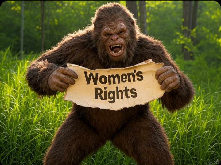 Is it just me, or is it true that all the women who believe this shit looks a little like the Bigfoot?