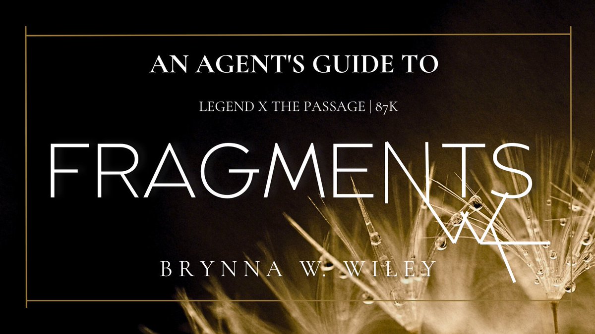 Brynna_W_Wiley's tweet photo. Fresh pitch!
FRAGMENTS is an 87K word adult, grounded science fiction told in a dual POV by Crimson, a reckless escapee haunted by fragmented memories of her past, and her Hunter, Hawke, a morally gray man with double allegiances.
#YouDeservepIt #Q #A #SF https://t.co/dnrD2Ioadf