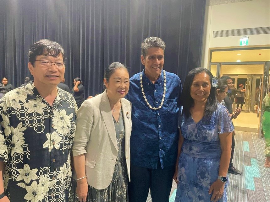 1月16日、日パラオ友好議連会長を務める土屋品子衆議院議員は、パラオ