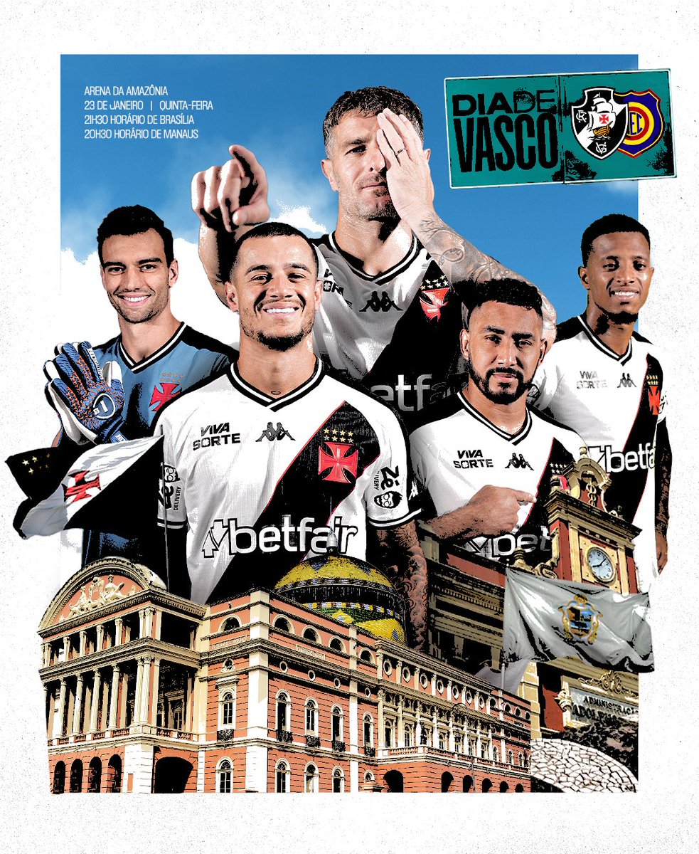 💢 MANAUS É VASCO E HOJE É DIA DE VASCO EM MANAUS! 💢

#DiaDeVasco
#VascoDaGama