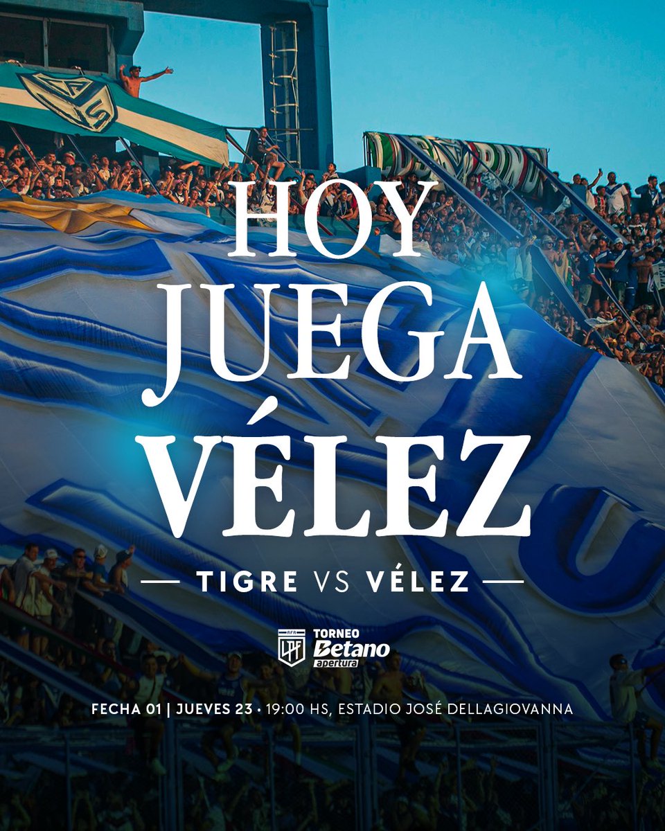 Voy a ver al campeón, Vélez sos mi locura 🤍💙

#JuegaVélez