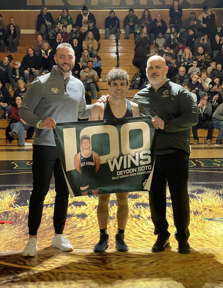 🚨🚨🚨100 win club alert!!! Deydon Soto collects his 100th win tonight by Tech Fall!! #HML <a href="/WrestlingBuddha/">Wrestling Buddha</a> <a href="/WestmorelandSN/">Westmoreland Sports Network</a> <a href="/PAPowerWrestle/">PA Power Wrestling</a> <a href="/WPIALwrestle7/">The WPIAL Wrestling</a> <a href="/TribLiveHSSN/">TribLive HSSN</a> <a href="/TribSports/">Tribune-Review Sports</a> <a href="/MVI_sports/">MVI Sports</a> <a href="/BvasdAthletics/">BVASD Athletic Department</a>