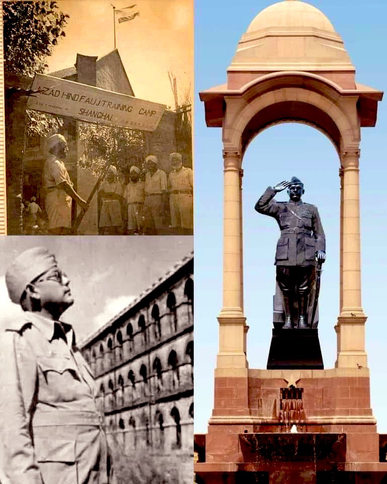 pranavmahajan's tweet photo. • A true people's leader
• Selflessness personified
• Gave us a national army before we emerged as an independent nation
• Was never given his due, either by contemporaries or by History
• Instilled the missing confidence and assertiveness in us

This personality is known as #NetajiSubhasChandraBose. 

The true shradhanjali to #Netaji is to follow his principles and work together to strengthen #BharatMata.

#parakramdivas #NetajiJayanti