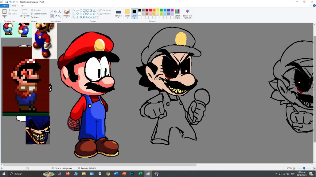 MarioEXE_Mix's tweet photo. I would like to interduce our new official Dario replacement, meet Marcus (he's based off the Mario.EXE from the "darkness awaits the mushroom kingdom" game).
[Art was all done by @Muskegon256] https://t.co/2d7nFhlxBU