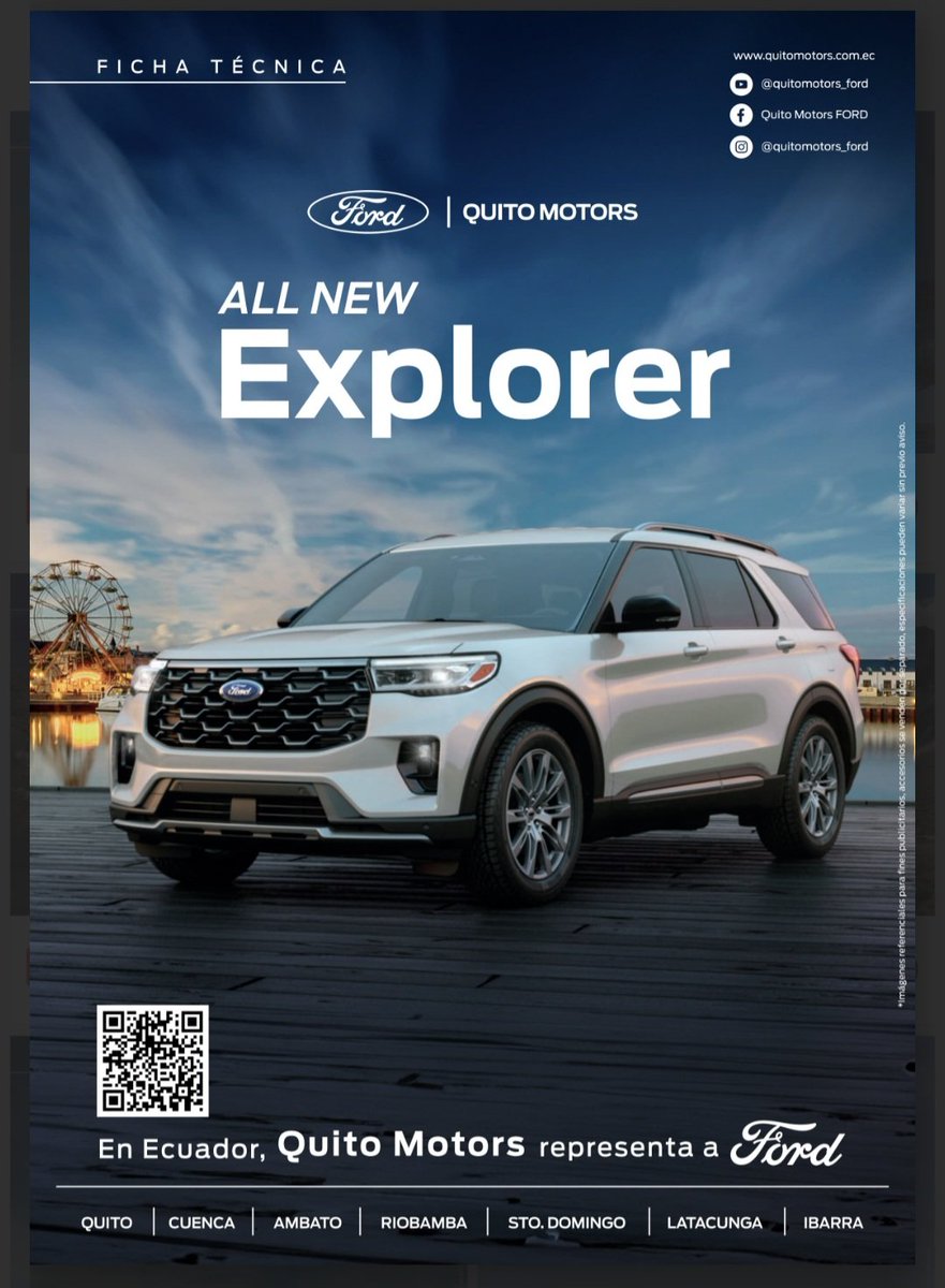QUITO MOTORS RENUEVA EL 100% DE SU PORTAFOLIO DE VEHÍCULOS FORD.

Quito Motors, primer representante de Ford en Ecuador desde hace más de 65 años, presentó en su totalidad su renovado portafolio de vehículos para este 2025. 
#revelationdayquitomotors
#quitomotors2025
