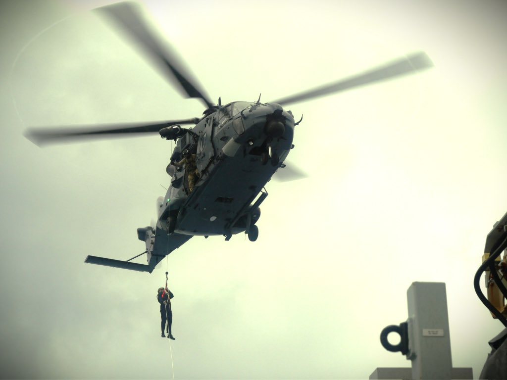 HMS Tamar (@hms_tamar) on Twitter photo Throwback to an epic joint exercise with <a href="/NZDefenceForce/">NZ Defence Force</a>! Winching operations aboard HMS Tamar showcased seamless teamwork and skill, strengthening bonds and sharpening readiness. 🌊⚓ #HMS_Tamar #RoyalNavy Throwback to an epic joint exercise with <a href="/NZDefenceForce/">NZ Defence Force</a>! Winching operations aboard HMS Tamar showcased seamless teamwork and skill, strengthening bonds and sharpening readiness. 🌊⚓ #HMS_Tamar #RoyalNavy