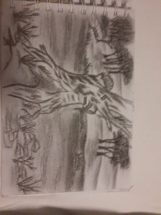 TenealleE's tweet photo. Art of the Day: "The wishing tree". Buy at: https://t.co/bMNP0e1cYS https://t.co/8HTGM7lImH