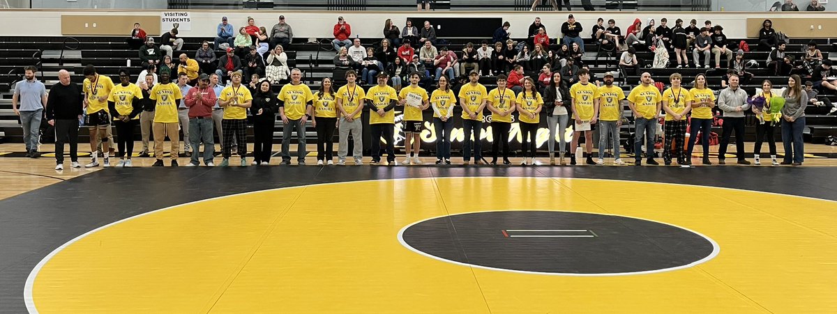 Senior Night!  Knights win 40-37. Lots of clutch wins tonight. Largest senior night since I’ve been at FHN