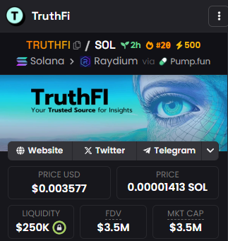 TruthFI tweet media