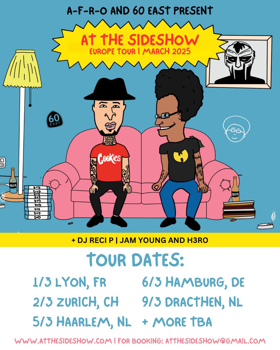 60east909's tweet photo. .@realfrothizzle and myself will be taking the sideshow overseas for the first time this March! 

Bringing the homies @JamYoungMusic x @yourh3ro

This bout to be crazy! 🎥📺 https://t.co/9bg3hABzZV