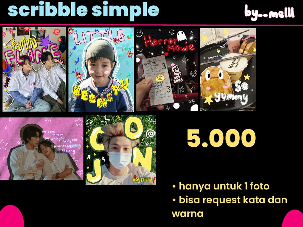 mell__by's tweet photo. yang cari edit foto lucu, gemes bisa dengan konsep scribble/corat coret, scrapbook 🌷✨🤍

tag. coret coret , edit foto , igs , instastory , feeds ig , zonauang , zonajajan
#zonauang #zonaba https://t.co/ohYyAMr4mc