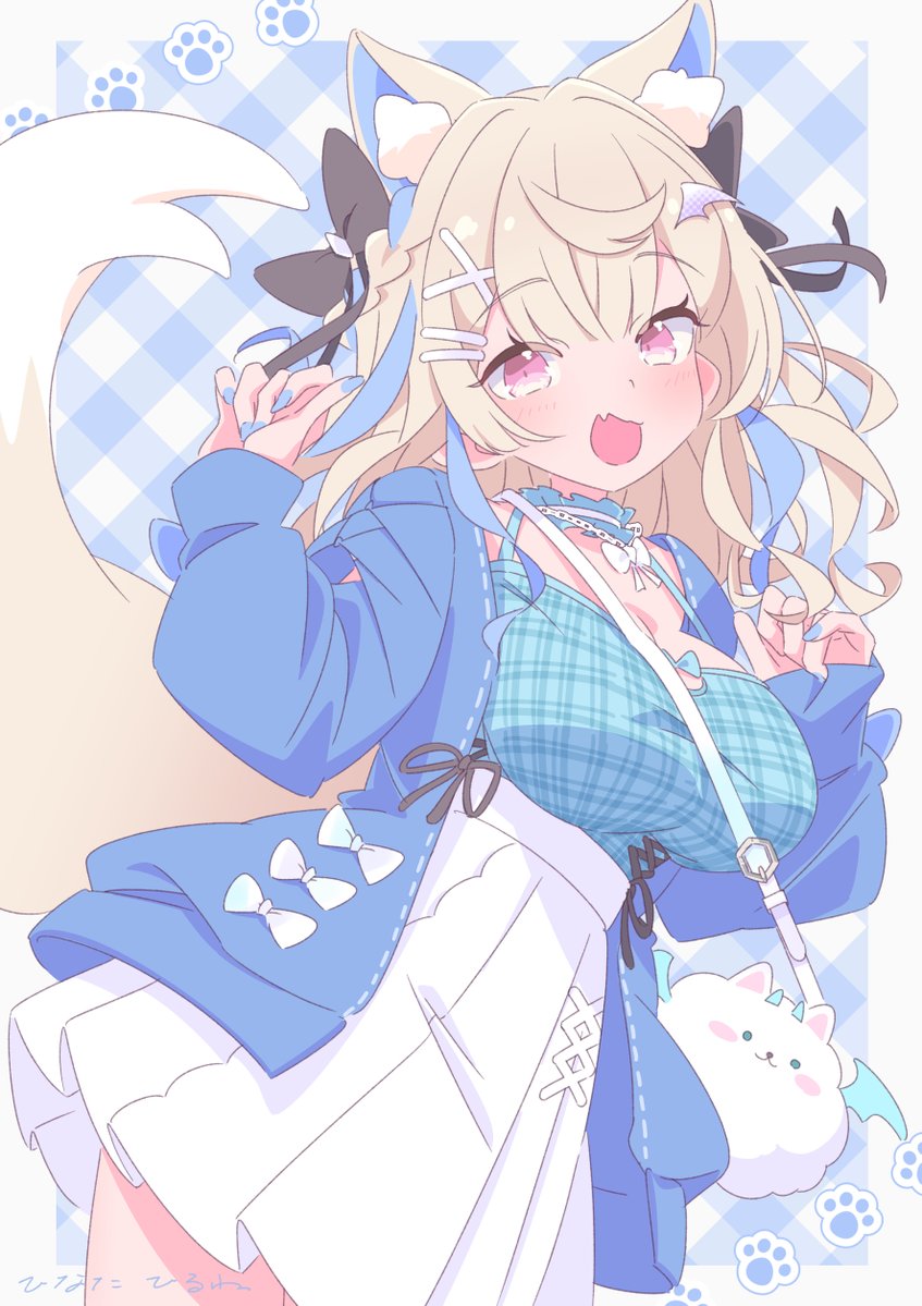 _hinatahirune's tweet photo. 新衣装フワワちゃん🐾🩵
 #FWMCpix https://t.co/KeFM830slI