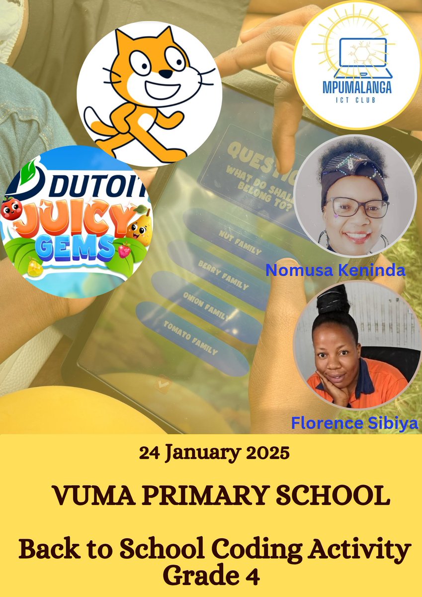 Mpumalanga ICT Club (@ictclub_mp) on Twitter photo I love my back-to-school campaign. Every child deserves to be fluent in these languages. We are spreading smiles and fun in 2025. <a href="/scratch/">Scratch Team</a> <a href="/Raspberry_Pi/">Raspberry Pi</a> <a href="/UNICEF_SA/">UNICEF South Africa</a> I love my back-to-school campaign. Every child deserves to be fluent in these languages. We are spreading smiles and fun in 2025. <a href="/scratch/">Scratch Team</a> <a href="/Raspberry_Pi/">Raspberry Pi</a> <a href="/UNICEF_SA/">UNICEF South Africa</a>