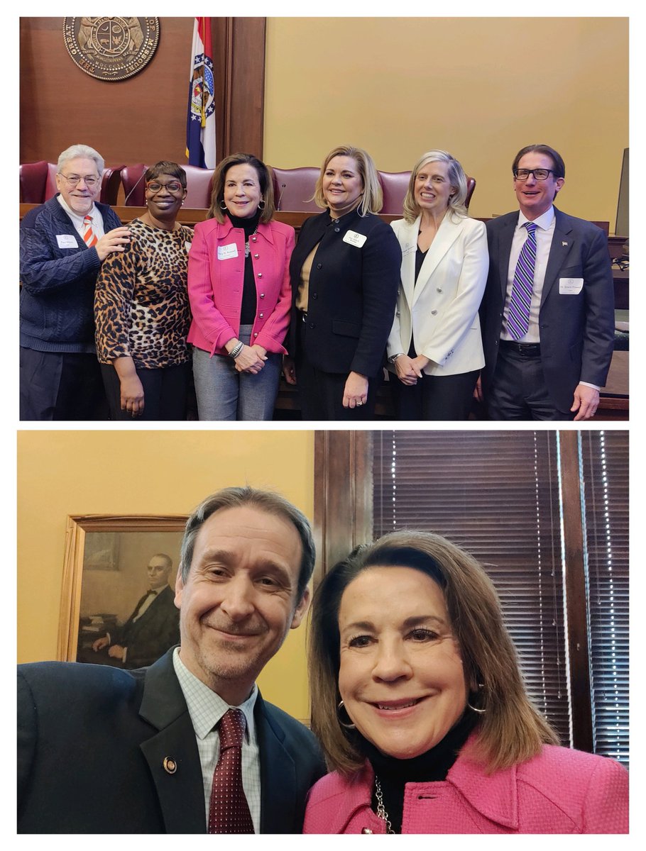 Inspiring being with the Justices of the Missouri Supreme Court which is now majority composed of women. The Chief Justice was a tremendous host.