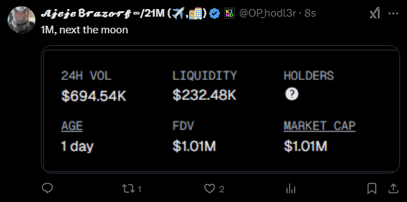 thetickeriscag's tweet photo. HISTORY🚀 I $CAG YOU ALL🥰😚 https://t.co/ItckGmSih1