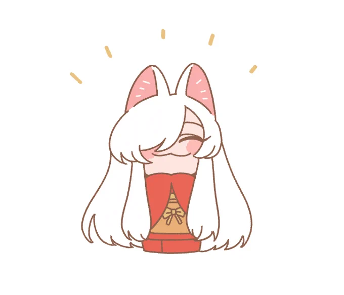 ニコ #おきつねしろちゃん