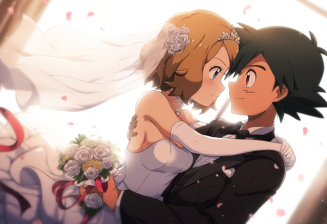 #Amourshipping Generated by Kurobato

#サトセレ #serena #ashketchum #セレナ #サトシ #ポケモン #AIart #pokemonxy #anipoke #pokemon #satosere