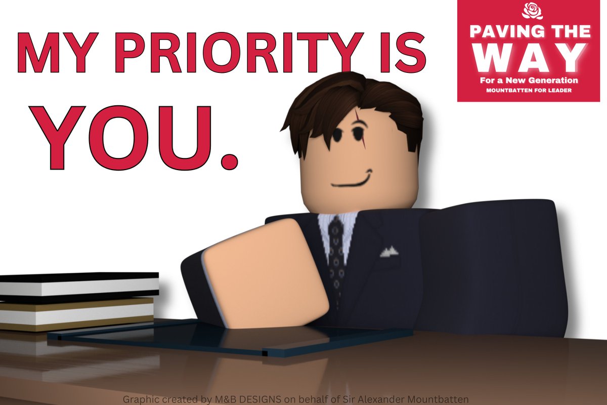 If elected Labour Party Leader I want everyone to know that my priority is you. Under my leadership Labour will be restructured and unified, while also being a strong opposition.  

Our past leaders failed Labour and gave us a bad reputation. I promise you I won't. 🌹