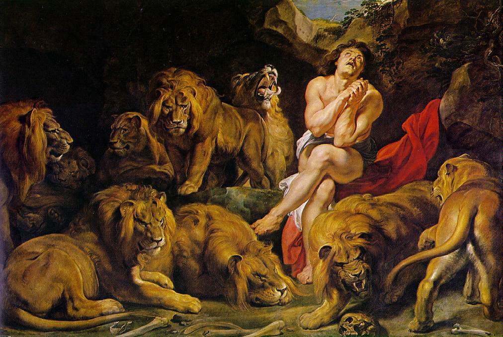 artistrubens's tweet image. Daniel in the Lion&apos;s Den #artbots #rubens
