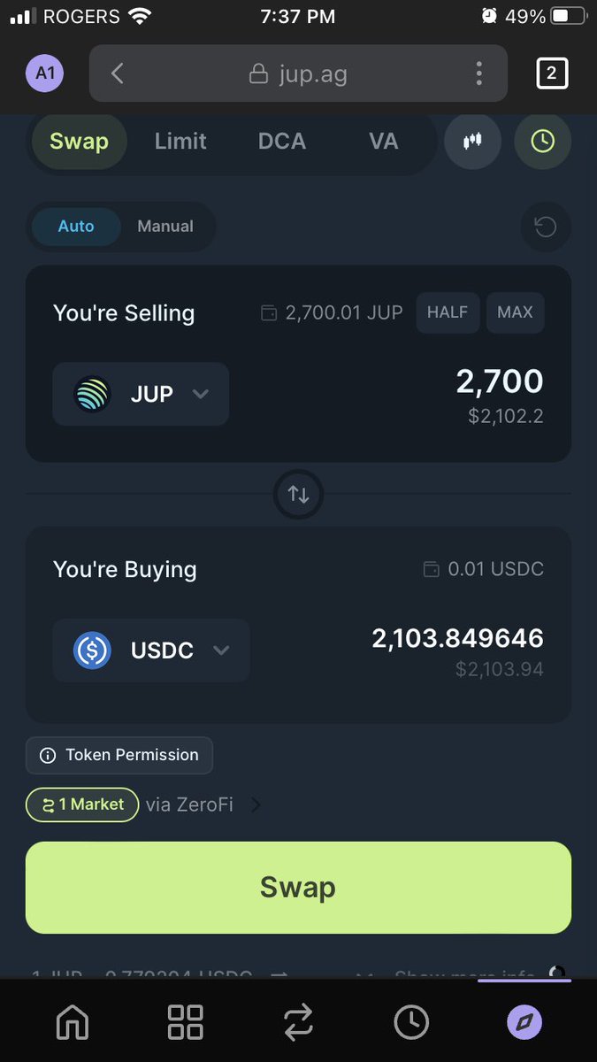 Thank you <a href="/JupiterExchange/">Jupiter (🐱, 🐐)</a> for this awesome airdrop! 🤑🤝🪐
