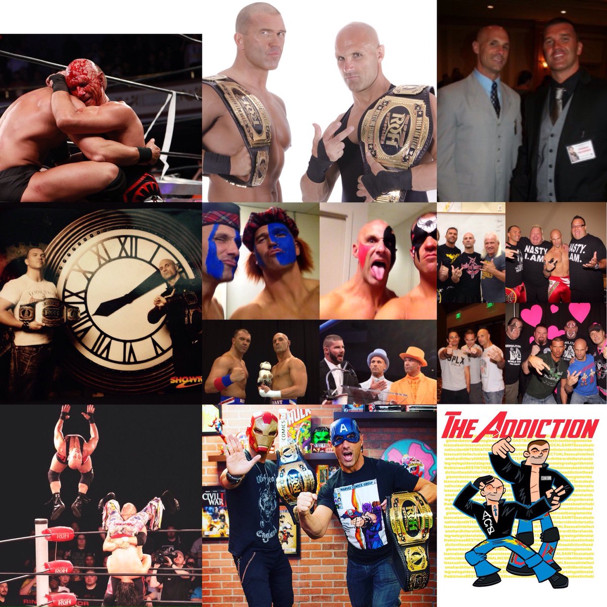 FrankieKazarian's tweet photo. There's no way to articulate what @facdaniels means to me. As an opponent, a tag team partner, or most importantly as a best friend and brother. His contributions to our sport will never be realized. I love you CD. Bad Influence, The Addiction or SCU. I loved every single minute. https://t.co/Obk0VzmpVW
