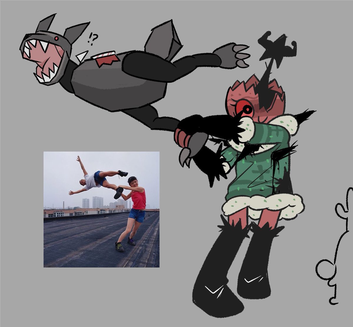 Amariri1127's tweet photo. Bobette &amp; Coal doodles
#dandysworld https://t.co/7tonR78rxH