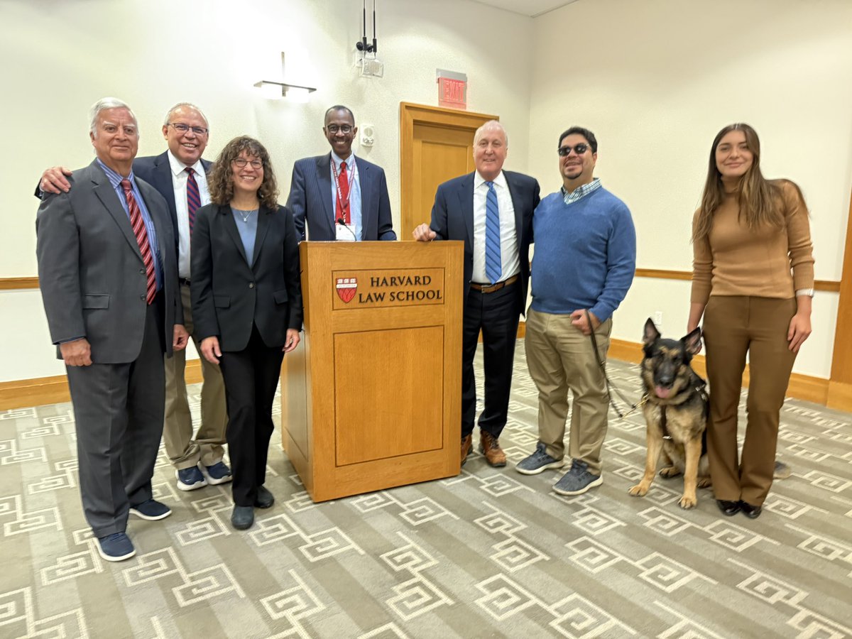 rossi4va's tweet photo. Beginning in 2010, I have had the privilege and joy to be an adjunct instructor in likely the most popular course at @Harvard_Law: the Trial Advocacy Workshop under the leadership of dear friend @ProfRonSullivan.  This year’s Team 6 (adjuncts—plus “Damon” the dog) rocked. https://t.co/ukVOXtkKRu