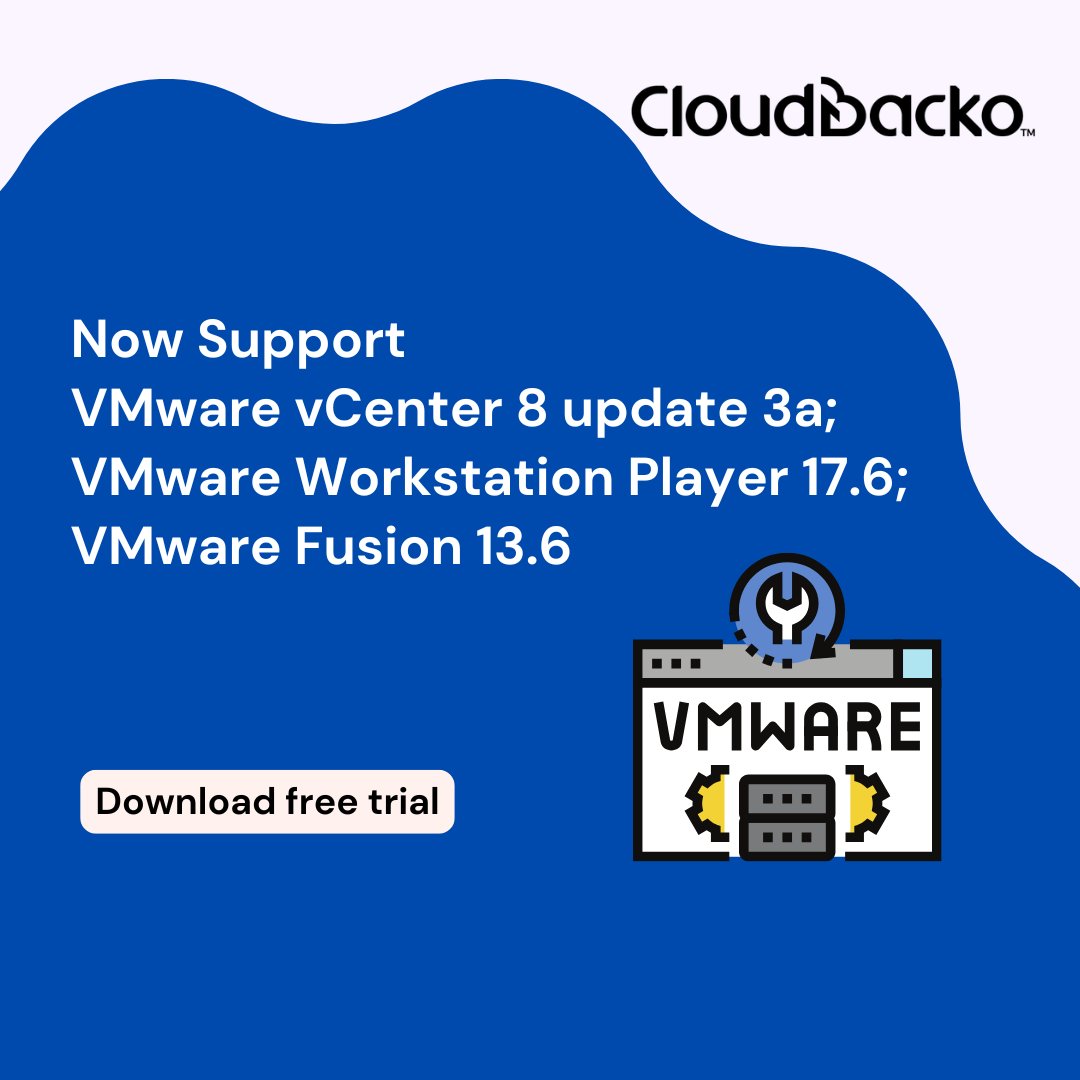 #CloudBacko protects your #VMs, applications, data, and files. Start up a VM in minutes with an instant recovery option. Ahsay always keep your data safe. Download free trial: cloudbacko.com/en/download/cl…