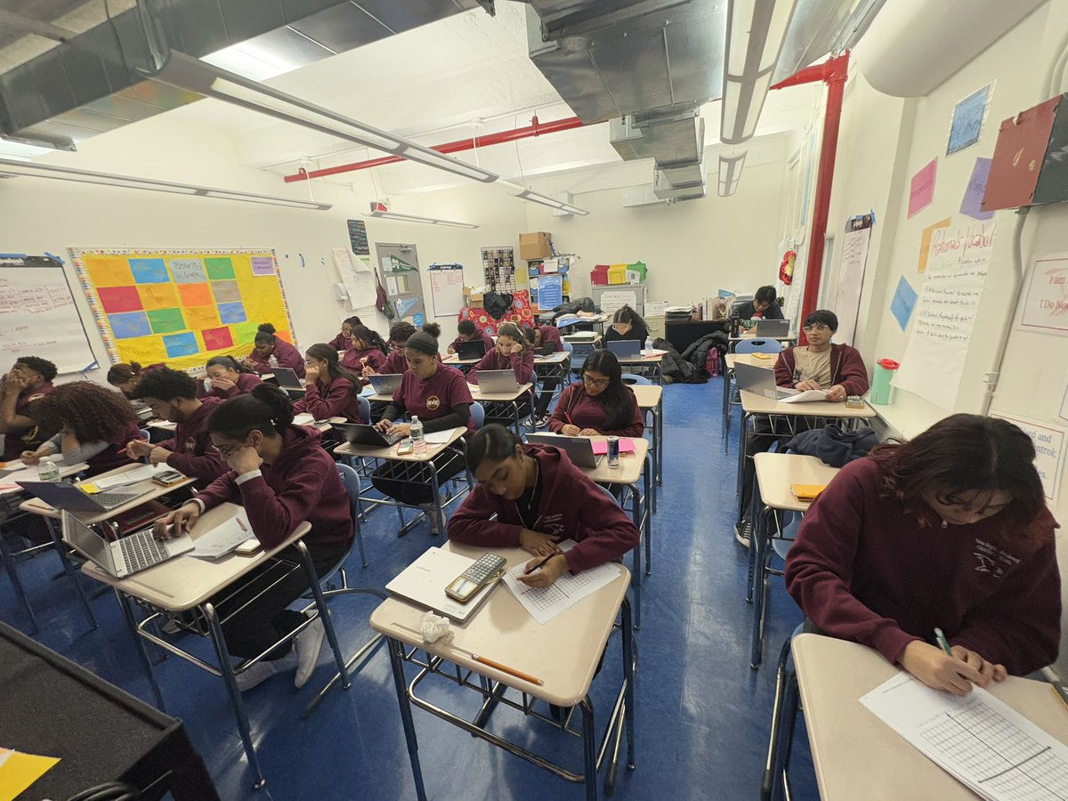 collinsnyc's tweet image. Today’s beauty Part I - so proud of my @NewHeightsACS #APCalculus and #APPreCalculus students in persevering on their midterms today and giving their best.