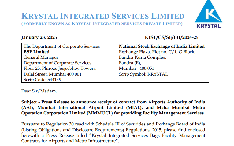 sanjeev_chesi's tweet image. #krystal #integrated wuns airport, Metro Facility management contracts from AAI @AAI_Official #KISL #Mumbai #International #Airport @MIAL