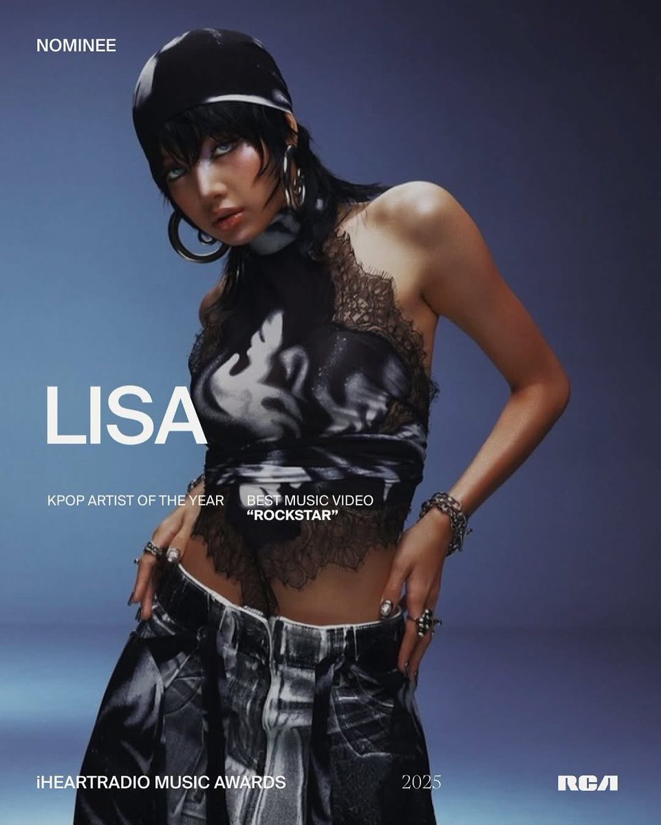 RCA Celebrates LISA's 2 Nominations at 2025 iHeartAwards! Vote