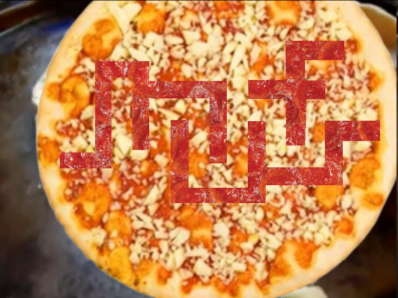 LucasMantin's tweet photo. Bro why is my pepperoni shaped like this 💀 https://t.co/lXbSF1NkQf