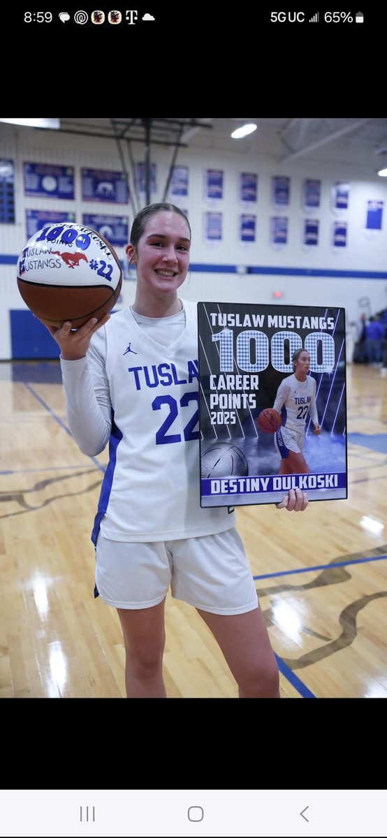 BigL74 (@larrydulk) on Twitter photo 1k career points. Destiny Dulkoski of Tuslaw High Scool. Needing 23 pts on the night with 1 minute remaining in regulation and needing 3 more pts drained it from top of key to reach this milestone. Proud of you Big D <a href="/destinydulkosk1/">destiny dulkoski</a> <a href="/TheAbner/">Bill Abner</a> <a href="/The_Blast_AAU/">Buckeye State Blast Basketball</a> @tuslawgbb 1k career points. Destiny Dulkoski of Tuslaw High Scool. Needing 23 pts on the night with 1 minute remaining in regulation and needing 3 more pts drained it from top of key to reach this milestone. Proud of you Big D <a href="/destinydulkosk1/">destiny dulkoski</a> <a href="/TheAbner/">Bill Abner</a> <a href="/The_Blast_AAU/">Buckeye State Blast Basketball</a> @tuslawgbb