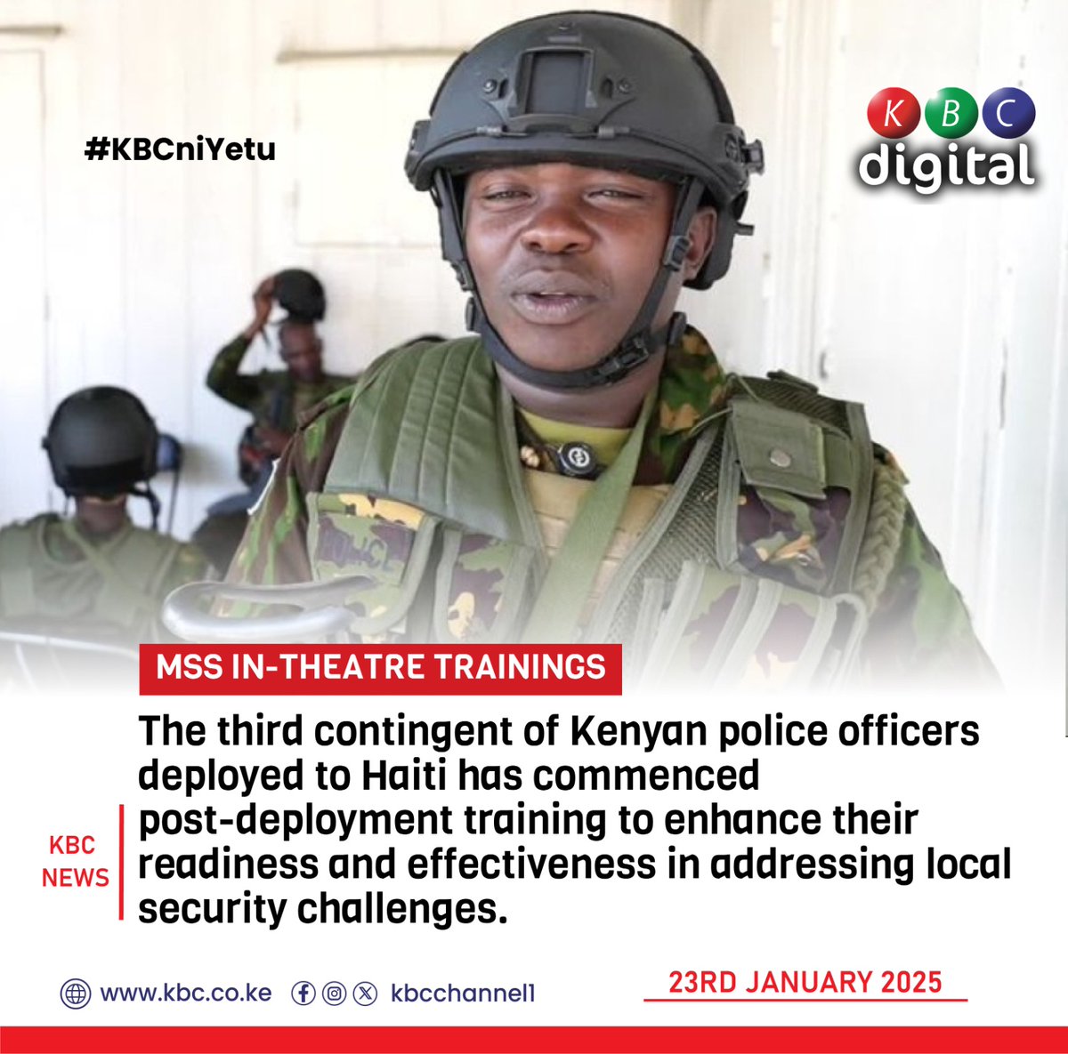 KBC Channel 1 News tweet media