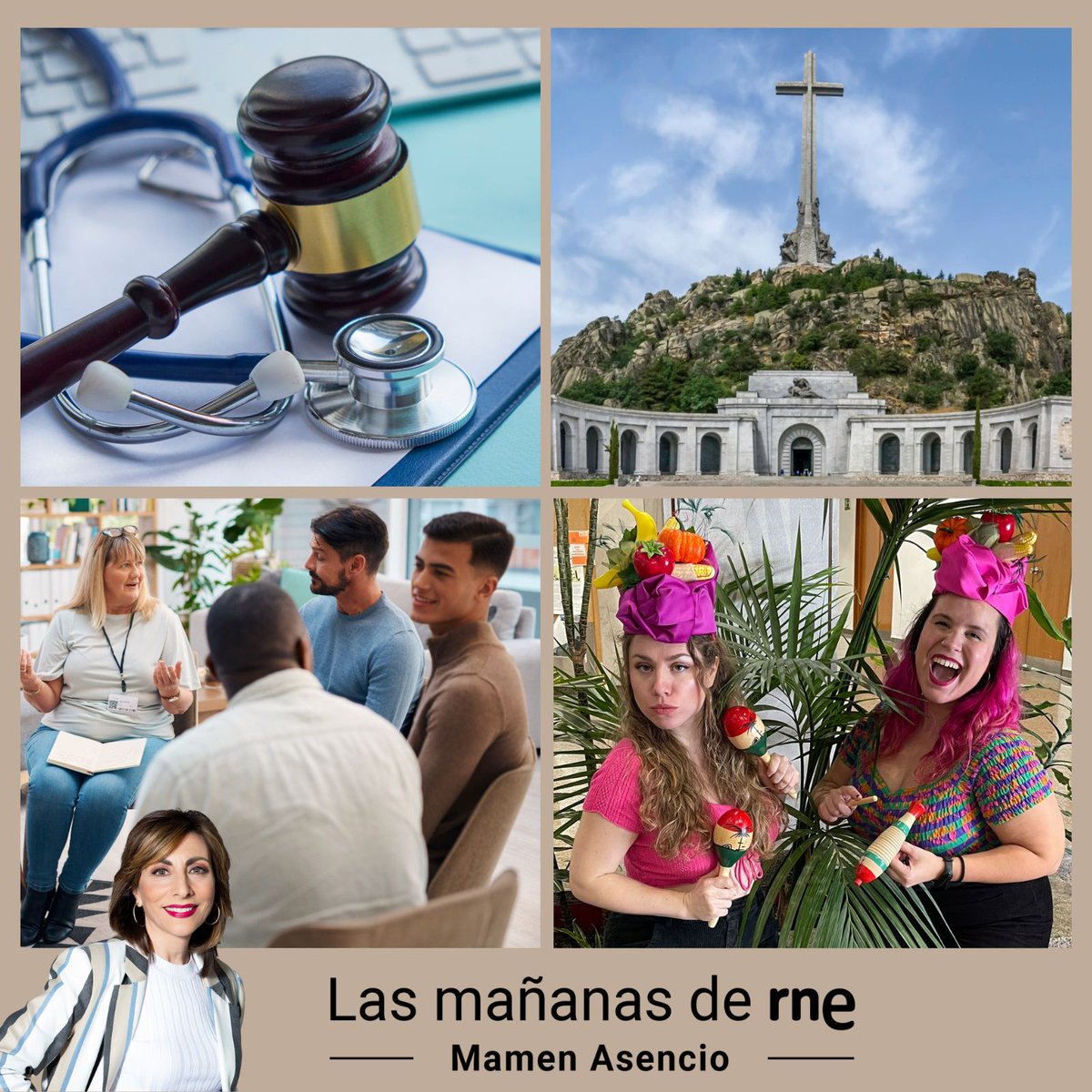 ¡Arrancamos con <a href="/MamenAsencio/">Mamen Asencio</a>!

🔹 Estatuto sanitario <a href="/sanidadgob/">Ministerio de Sanidad</a> <a href="/CESM_CV/">SindicatoMedico_CESM-CV</a> 

🔹 Memoria histórica <a href="/eledututor/">Eduardo Infante</a> 

🔹 Terapias grupales <a href="/juante79/">Juan Antequera</a> 

🔹 Vocabulario Z <a href="/LProvincianas/">LivianasProvincianas</a> 

🔴 DIRECTO rtve.es/rneaudio
🎧 PODCAST rtve.es/play/audios/la…