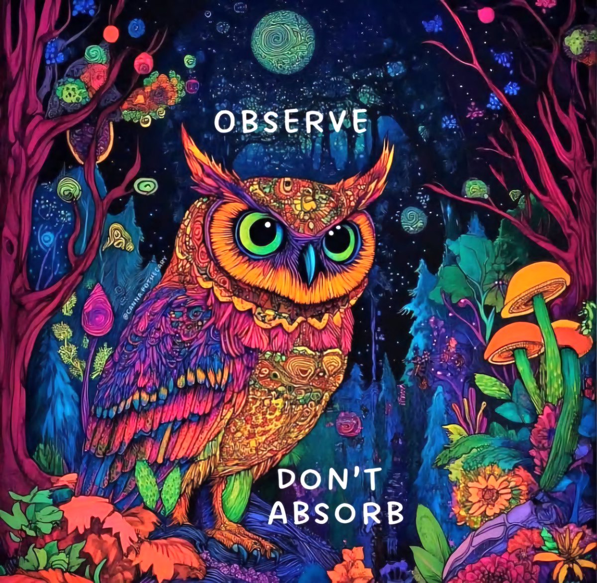 Observe
Don't absorb