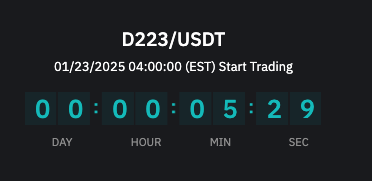 Dex_223's tweet photo. 🚀 TRADING STARTS IN 5 MINUTES! GET READY!
🔥 Grab D223—the key to rewards and passive income across EVM chains!
Like and Share on X: https://t.co/u2AmeKeFm0
#D223 #Dex223 #BitMart https://t.co/HUdpnARVnP