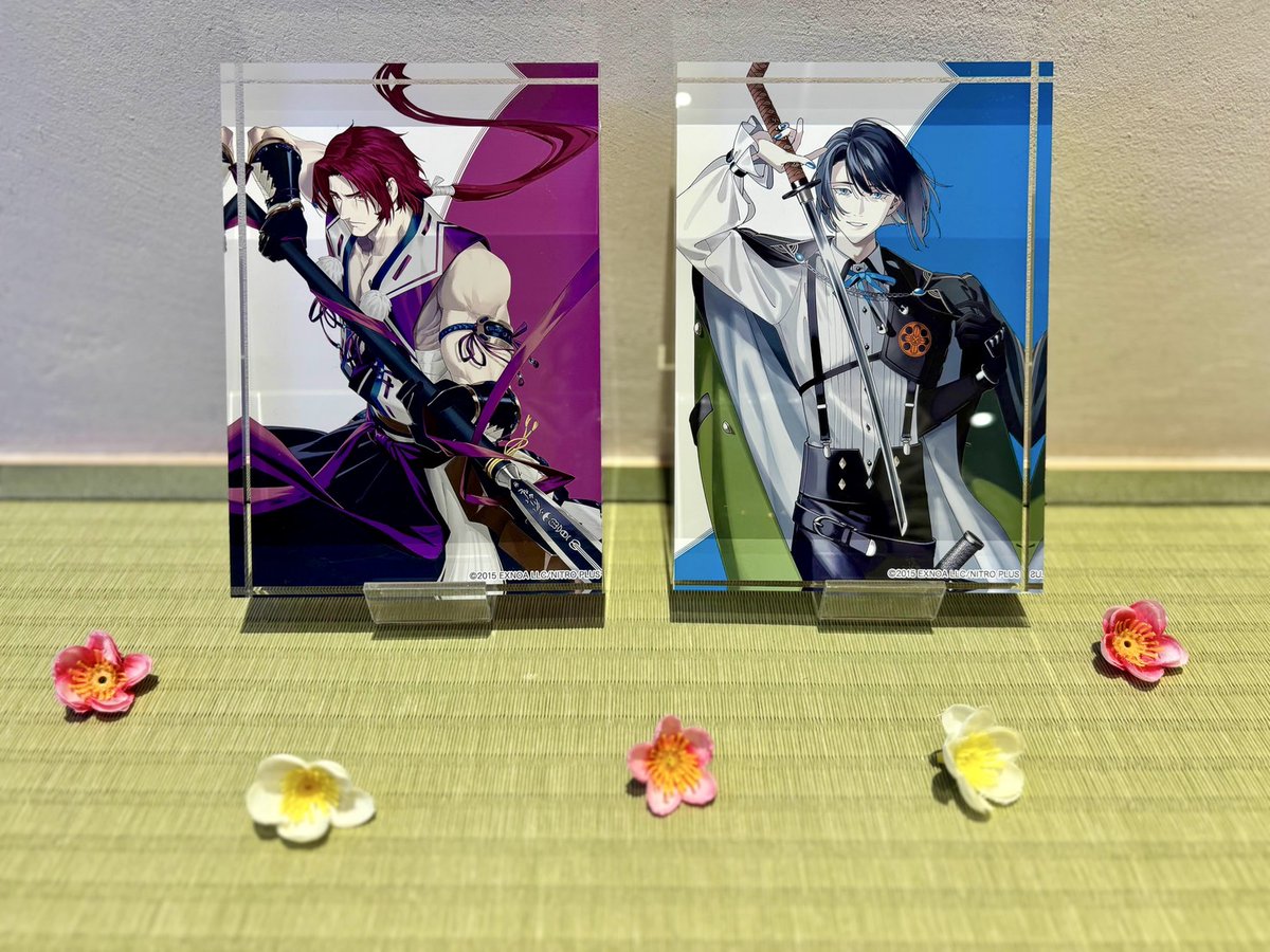 🌸新商品紹介🌸】 #刀剣乱舞 ONLINE アクリルアート 蜻蛉切、松井江