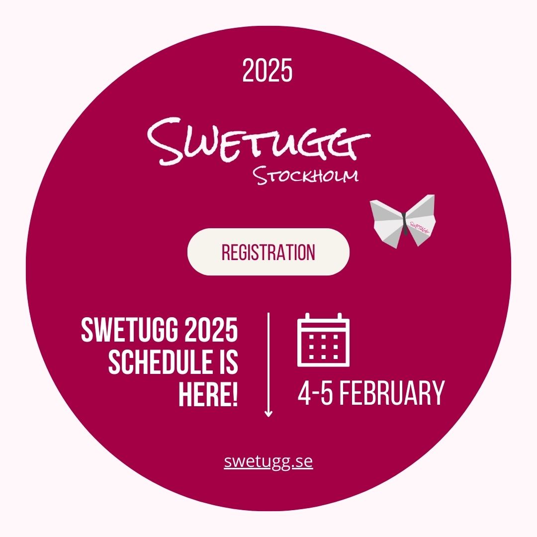 🦋 The Swetugg 2025 Schedule is Live!

Explore sessions on .NET, Azure, UX, and more - there’s something for everyone. 💡
Plan your favourites and join us for two amazing days of learning!

🎟️ Get your ticket now: swetugg.se/sthlm-2025#tic…

See you in Stockholm this February! 💙