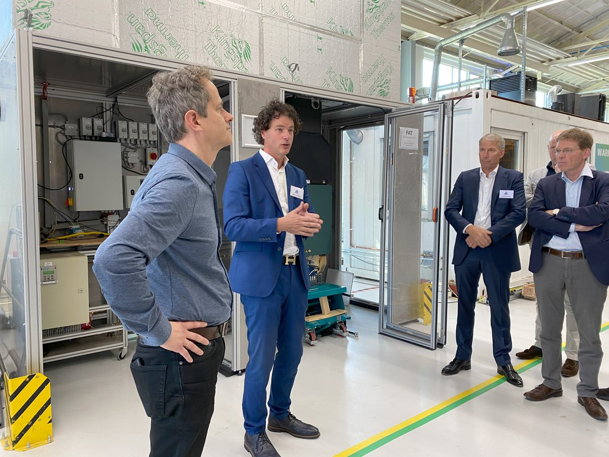 Eerste warmtepomp op waterstof voor woningverwarming - Installatienet.nl