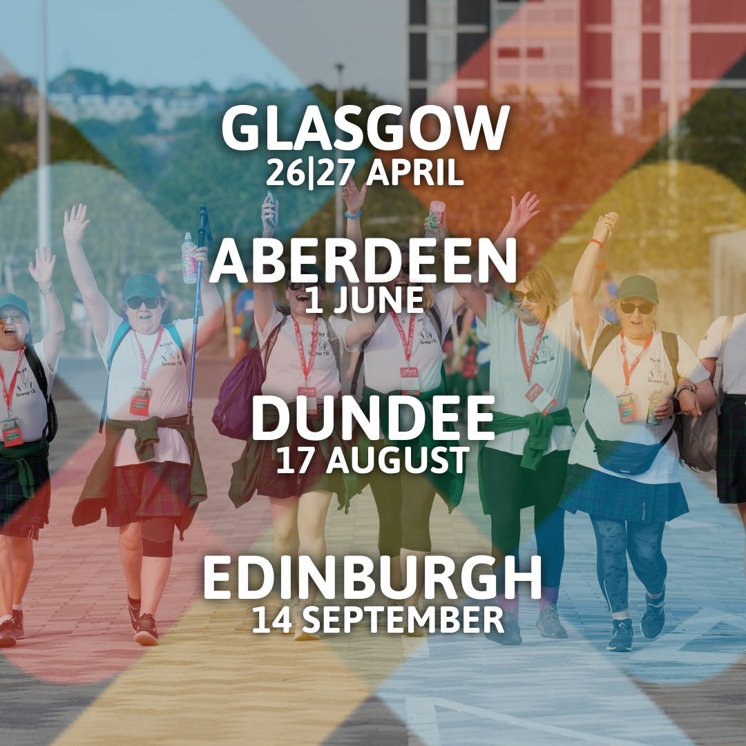 thekiltwalk's tweet image. Do something inspirational, do the #Kiltwalk ❤️ 

Glasgow, Aberdeen, Dundee &amp;amp; Edinburgh... Which one will you choose?
👉bit.ly/KWEvents25

#Kiltwalk2025 #SignUpNow #Fundraise